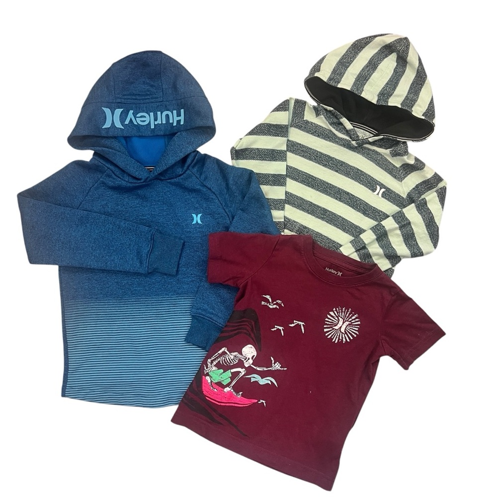 Hurley Hoodie and Tee 3 pc Lot